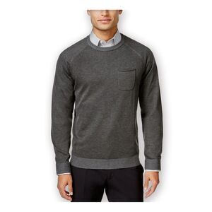 Ryan Seacrest Mens Pocket Crew Pullover Sweater, NWT